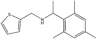 (thiophen-2-ylmethyl)[1-(2,4,6-trimethylphenyl)ethyl]amine Structure