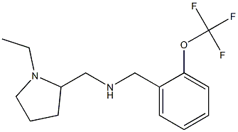 [(1-ethylpyrrolidin-2-yl)methyl]({[2-(trifluoromethoxy)phenyl]methyl})amine