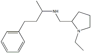 [(1-ethylpyrrolidin-2-yl)methyl](4-phenylbutan-2-yl)amine 化学構造式