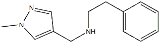[(1-methyl-1H-pyrazol-4-yl)methyl](2-phenylethyl)amine Struktur
