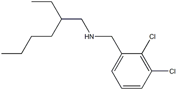 [(2,3-dichlorophenyl)methyl](2-ethylhexyl)amine Struktur