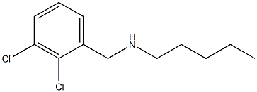 [(2,3-dichlorophenyl)methyl](pentyl)amine,,结构式