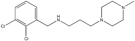 [(2,3-dichlorophenyl)methyl][3-(4-methylpiperazin-1-yl)propyl]amine Structure