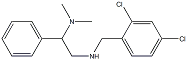 [(2,4-dichlorophenyl)methyl][2-(dimethylamino)-2-phenylethyl]amine 化学構造式