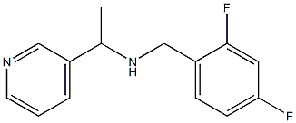  [(2,4-difluorophenyl)methyl][1-(pyridin-3-yl)ethyl]amine