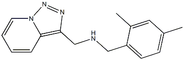 [(2,4-dimethylphenyl)methyl]({[1,2,4]triazolo[3,4-a]pyridin-3-ylmethyl})amine