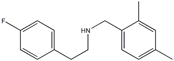 [(2,4-dimethylphenyl)methyl][2-(4-fluorophenyl)ethyl]amine 化学構造式