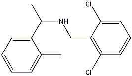 [(2,6-dichlorophenyl)methyl][1-(2-methylphenyl)ethyl]amine 结构式