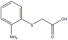 [(2-aminophenyl)thio]acetic acid Structure