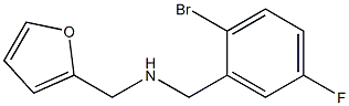 [(2-bromo-5-fluorophenyl)methyl](furan-2-ylmethyl)amine