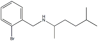 [(2-bromophenyl)methyl](5-methylhexan-2-yl)amine 结构式
