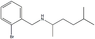 [(2-bromophenyl)methyl](5-methylhexan-2-yl)amine Structure