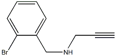 [(2-bromophenyl)methyl](prop-2-yn-1-yl)amine 结构式