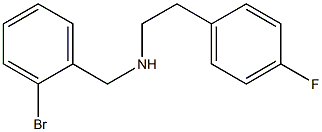 [(2-bromophenyl)methyl][2-(4-fluorophenyl)ethyl]amine,,结构式