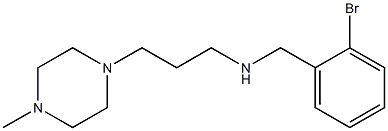 [(2-bromophenyl)methyl][3-(4-methylpiperazin-1-yl)propyl]amine Structure