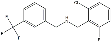 [(2-chloro-6-fluorophenyl)methyl]({[3-(trifluoromethyl)phenyl]methyl})amine Structure