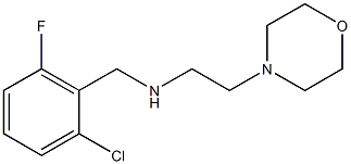 [(2-chloro-6-fluorophenyl)methyl][2-(morpholin-4-yl)ethyl]amine,,结构式