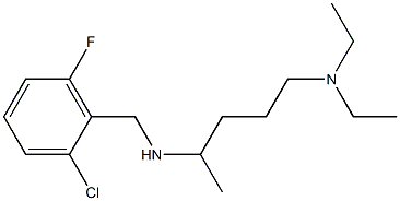 [(2-chloro-6-fluorophenyl)methyl][5-(diethylamino)pentan-2-yl]amine