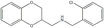 [(2-chlorophenyl)methyl](2,3-dihydro-1,4-benzodioxin-2-ylmethyl)amine Structure