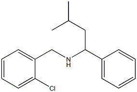 [(2-chlorophenyl)methyl](3-methyl-1-phenylbutyl)amine Structure