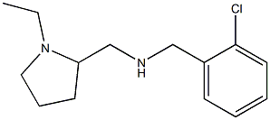 [(2-chlorophenyl)methyl][(1-ethylpyrrolidin-2-yl)methyl]amine Structure