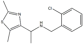 [(2-chlorophenyl)methyl][1-(2,5-dimethyl-1,3-thiazol-4-yl)ethyl]amine