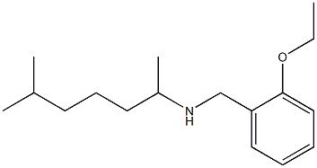 [(2-ethoxyphenyl)methyl](6-methylheptan-2-yl)amine 化学構造式