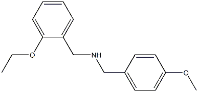 [(2-ethoxyphenyl)methyl][(4-methoxyphenyl)methyl]amine 化学構造式