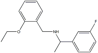 [(2-ethoxyphenyl)methyl][1-(3-fluorophenyl)ethyl]amine 化学構造式