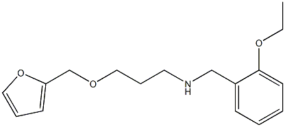 [(2-ethoxyphenyl)methyl][3-(furan-2-ylmethoxy)propyl]amine Struktur