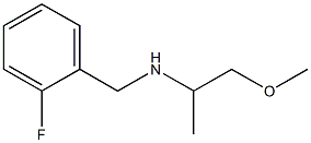 [(2-fluorophenyl)methyl](1-methoxypropan-2-yl)amine|