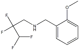 [(2-methoxyphenyl)methyl](2,2,3,3-tetrafluoropropyl)amine Structure