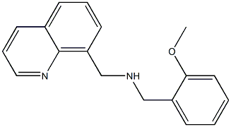 [(2-methoxyphenyl)methyl](quinolin-8-ylmethyl)amine,,结构式