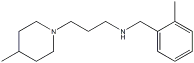 [(2-methylphenyl)methyl][3-(4-methylpiperidin-1-yl)propyl]amine