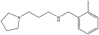 [(2-methylphenyl)methyl][3-(pyrrolidin-1-yl)propyl]amine Struktur