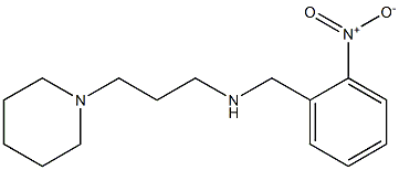 [(2-nitrophenyl)methyl][3-(piperidin-1-yl)propyl]amine Structure