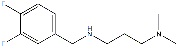 [(3,4-difluorophenyl)methyl][3-(dimethylamino)propyl]amine Structure