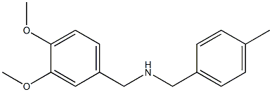 [(3,4-dimethoxyphenyl)methyl][(4-methylphenyl)methyl]amine