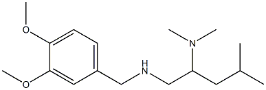 [(3,4-dimethoxyphenyl)methyl][2-(dimethylamino)-4-methylpentyl]amine Structure