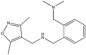  [(3,5-dimethyl-1,2-oxazol-4-yl)methyl]({2-[(dimethylamino)methyl]phenyl}methyl)amine