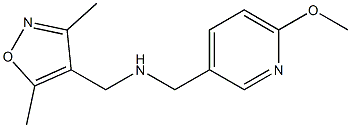 [(3,5-dimethyl-1,2-oxazol-4-yl)methyl][(6-methoxypyridin-3-yl)methyl]amine