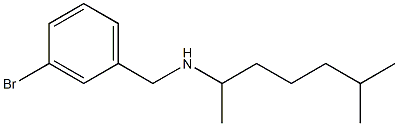 [(3-bromophenyl)methyl](6-methylheptan-2-yl)amine 结构式