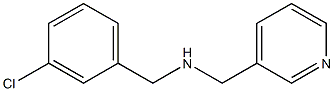 [(3-chlorophenyl)methyl](pyridin-3-ylmethyl)amine Structure