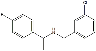 [(3-chlorophenyl)methyl][1-(4-fluorophenyl)ethyl]amine