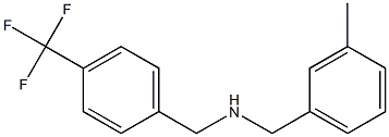  [(3-methylphenyl)methyl]({[4-(trifluoromethyl)phenyl]methyl})amine