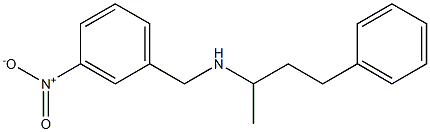 [(3-nitrophenyl)methyl](4-phenylbutan-2-yl)amine 结构式