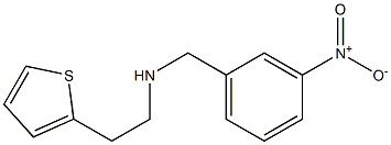 [(3-nitrophenyl)methyl][2-(thiophen-2-yl)ethyl]amine Structure