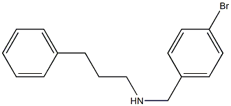 [(4-bromophenyl)methyl](3-phenylpropyl)amine|