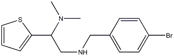 [(4-bromophenyl)methyl][2-(dimethylamino)-2-(thiophen-2-yl)ethyl]amine 化学構造式