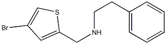[(4-bromothiophen-2-yl)methyl](2-phenylethyl)amine 化学構造式